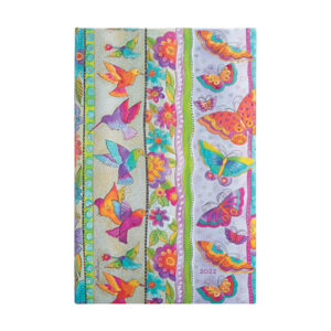 Planer tjedni maxi horizontalni s gumicom Hummingbirds Paperblanks