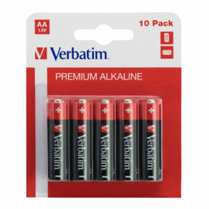 Baterije Verbatim #49875 alkalne AA 1,5V (pak 10 kom)